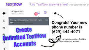 Buy TextNow Accounts